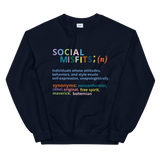 Define an Accessory Misfit Unisex Sweatshirt