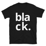 Black Short-Sleeve Men's T-Shirt