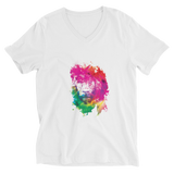 Lion Unisex Short Sleeve V-Neck T-Shirt