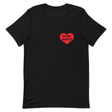 Heart Social Misfits (Red) T-Shirt