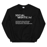 Define a Misfit Unisex Sweatshirt