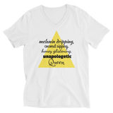 Warning, Presence Of A Unisex Short Sleeve V-Neck T-Shirt
