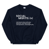 Define a Misfit Unisex Sweatshirt