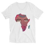 Mama Africa Unisex Short Sleeve V-Neck T-Shirt