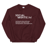 Define a Misfit Unisex Sweatshirt