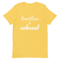Limitless and Unboxed Short-Sleeve Unisex T-Shirt