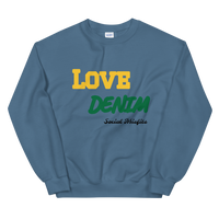 Love Denim by Social Misfits Unisex Sweatshirt