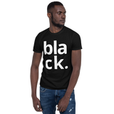 Black Short-Sleeve Men's T-Shirt