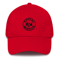 SM Logo Red & Black Cotton Cap