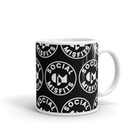 Social Misfits Logo Black Mug